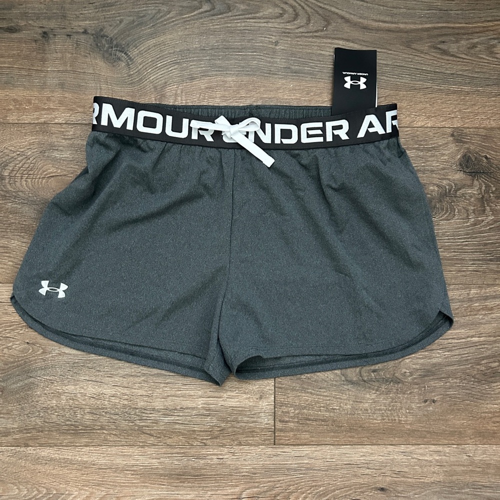 Under Armour Gray Athletic Shorts Lightweight Performance Fit